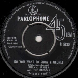 Do You Want to Know a Secret / I’ll Be on My Way album by Billy J. Kramer & The Dakotas