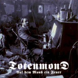 Auf dem Mond ein Feuer